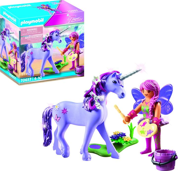 Produktbild Playmobil Einhorn mit Schmück-Fee (70657)