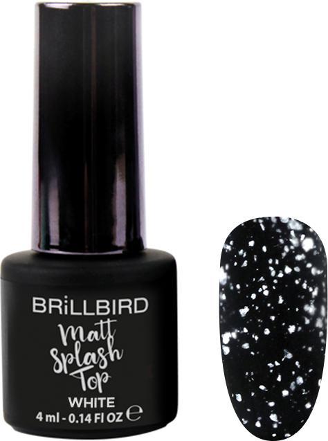 Immagine prodotto BrillBird Top Splash Opaco - Bianco 4ml (Bianco)