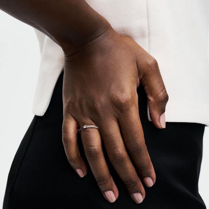 Actual product image Pandora ME Pavé & Black Double Ring (56)
