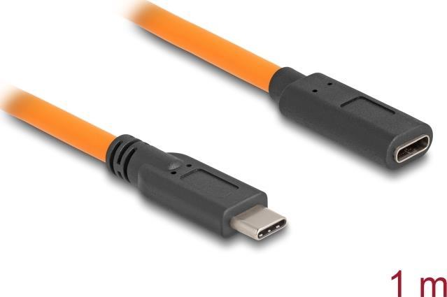 Actual product image Delock USB 5 Gbps cable USB Type-C plug to USB Type-C socket (1 m, 100 W)