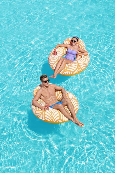 Actual product image Bestway Inflatable Swimming Ring Oranžinė 118 cm 43643