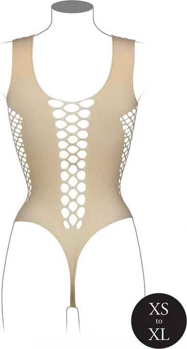 Image du produit Le Désir V-Neck Teddy with Opaque Panels - One Size (Taille unique)