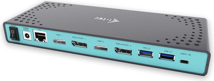 Actual product image i-tec USB 3.0 / USB-C Dual 4K Dock (USB-C, 2 Ports)
