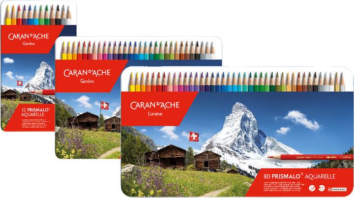 Immagine prodotto Caran d'Ache Prismalo Aquarelle Metallschachtel (Multicolore, 12 x)