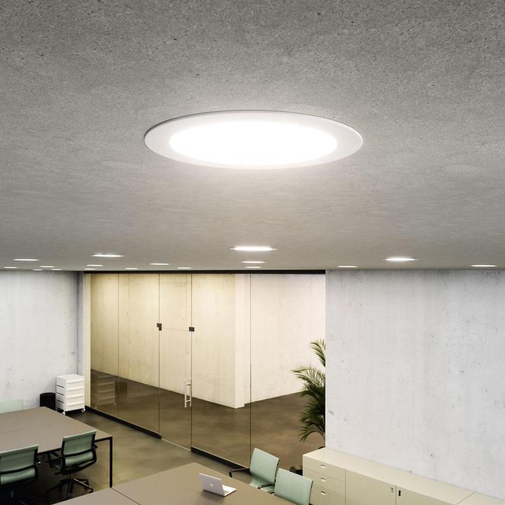 Image du produit Sigor Luminaire encastré Fled Downlight 170mm blanc 12W 3000/4000/5000K IP20 120° 1190lm RA90 (740 lm)