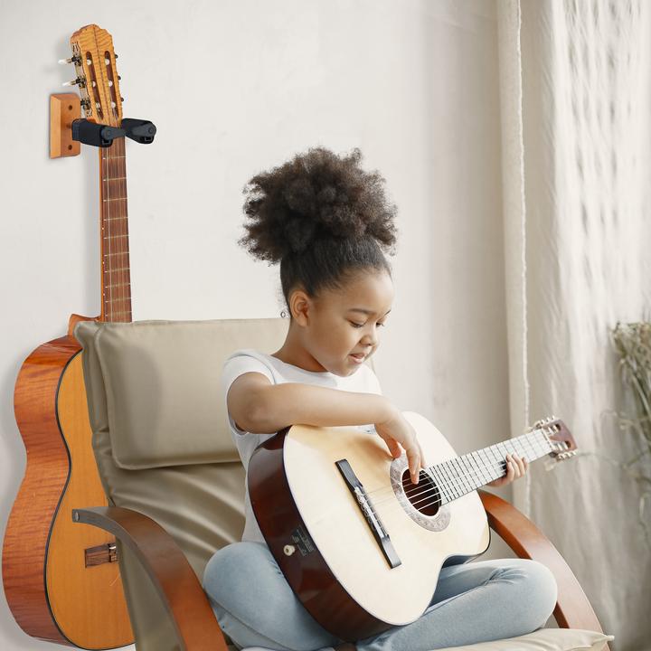 Image du produit Relaxdays Support de guitare (Ukelelele, Banjo, Guitare électrique)