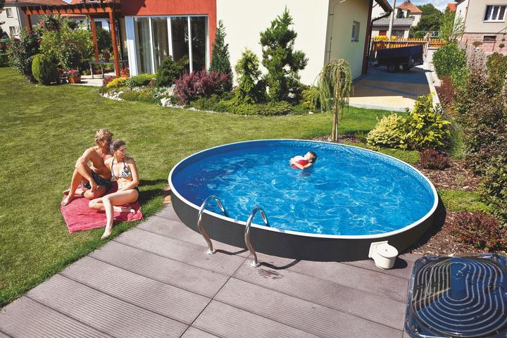 Produktbild Azuro 3,6 x 1,2m, RATTAN - ohne Leiter und Filter, mit Off-Axis-Löchern (360 x 120 cm)