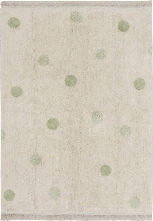 Lorena Canals Carpet Hippy Dots Olive (120 x 160 cm)