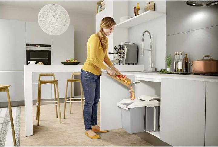 Productafbeelding Hailo Multi-Box duo L, ingebouwde afvalemmer, 2x14 liter (30 l)