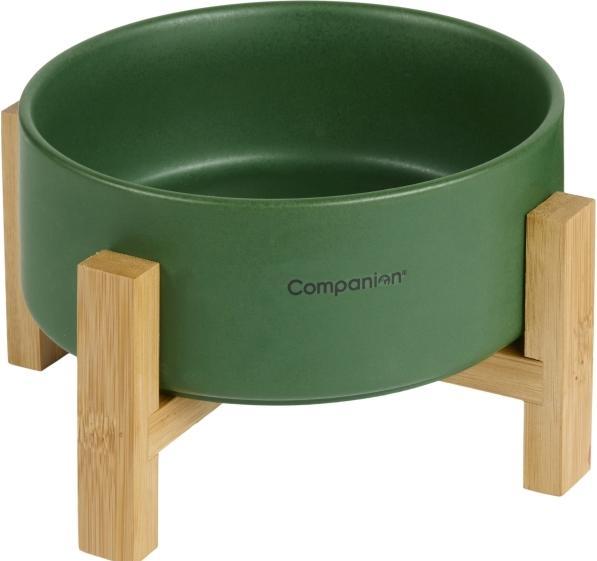 Produktbild Companion ceramic bowl with stand- Nordic Green 0,8L (0.80 l)