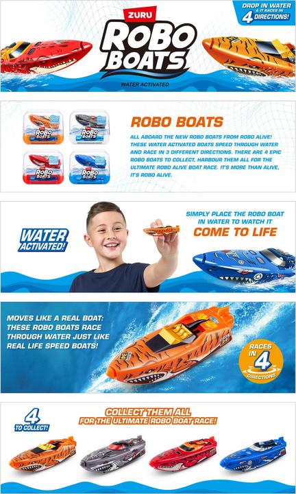 Actual product image Zuru Robo boat (1 piece - assorted)