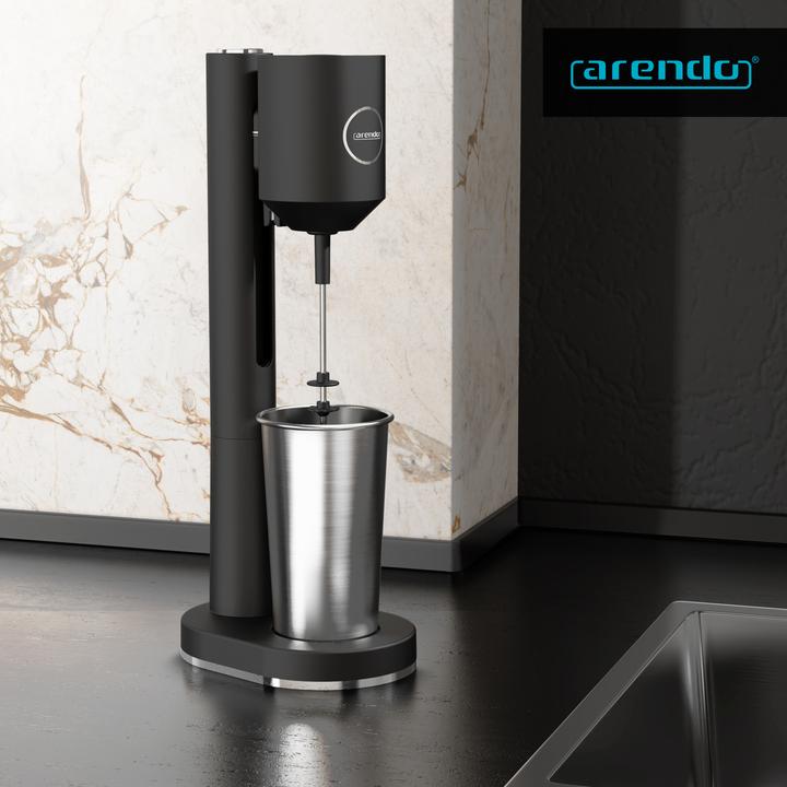 Produktbild Arendo Standmixer Elektrischer Getränkemixer 22.000 U/min, Doppelstab, 100W, für Milkshakes, Smoothies uvm. (CH-Stecker, 100 W)