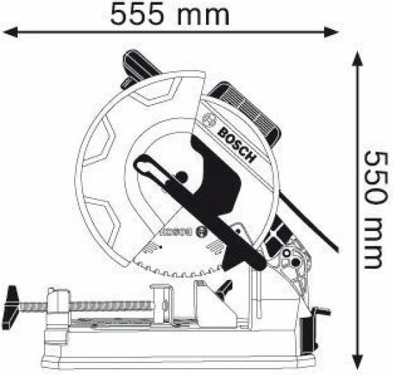 Actual product image Bosch Professional Metal cutting saw GCD 12 JL