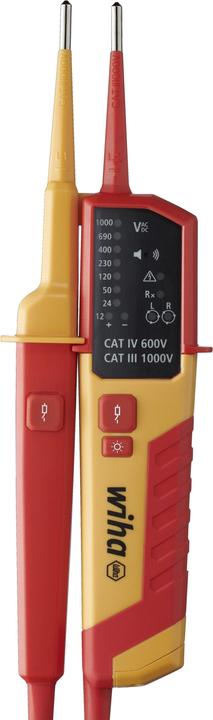 Actual product image Wiha Voltage and continuity tester (CAT IV 600V, CAT III)