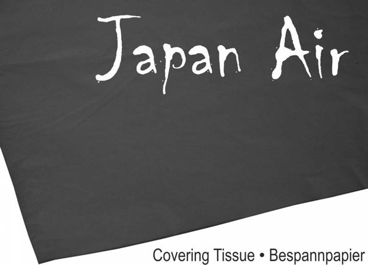 Produktbild Modellbau Lindinger japan air bespannpapier 16g schwarz 500 x 750 mm 10stk. gerollt