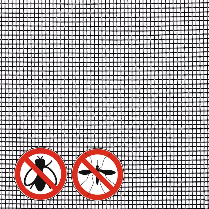 Produktbild Dema Alu Fliegengitter Tür Balkontür Insektenschutz Mückenschutz 95x210 cm anthrazit (95 x 210 cm)