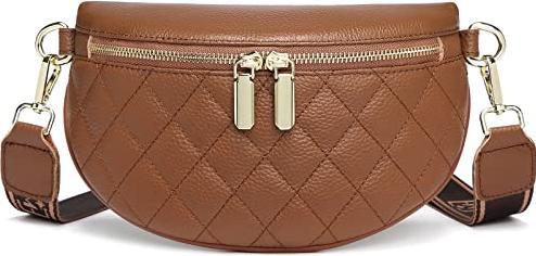 Produktbild Only-Bags.Store Crossbody Bag Breiter Gurt -Klein Umhängetasche Bauchtasche Leder Stylisch Taschen handtasche