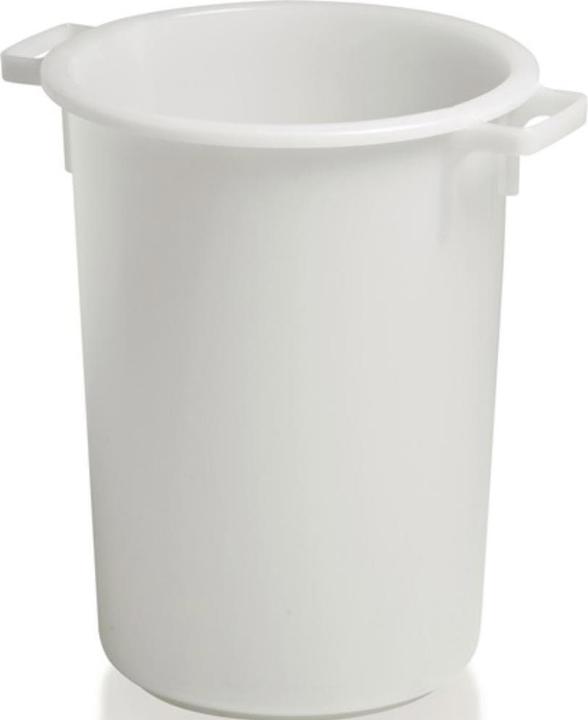 Produktbild Craemer Kunststoffbehälter rund 50 l HD-PE weiss D420xH540mm mit Aussengriff