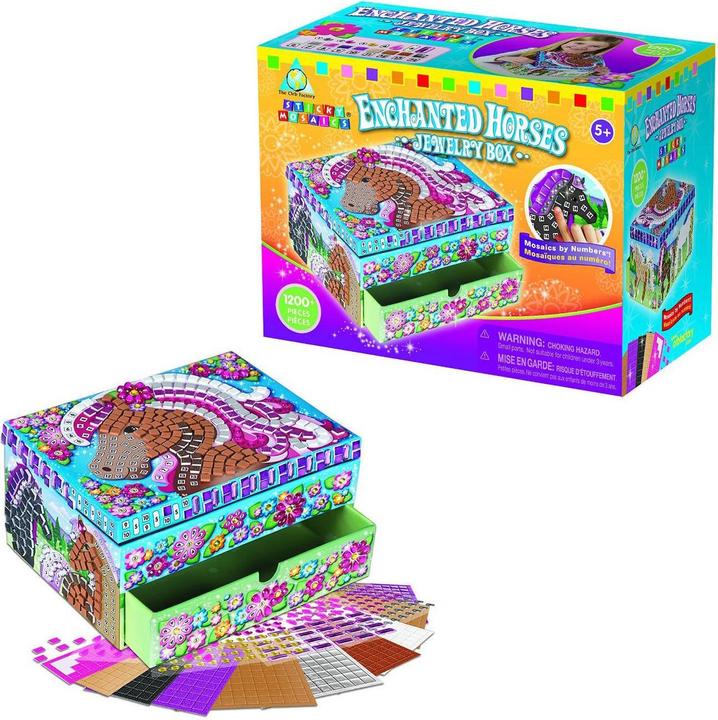 Actual product image Orb Factory Enchanted Horses Jewelry Box