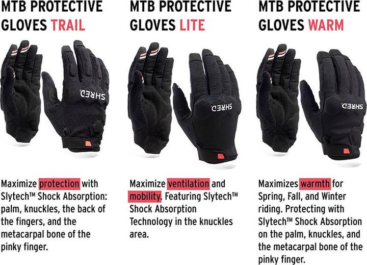 Produktbild Shred Mtb Proctective Gloves Lite (S)