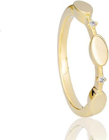 Breuning RING - BRILL. 0,02 Ct. H/si (53, 750/18 K Gold)