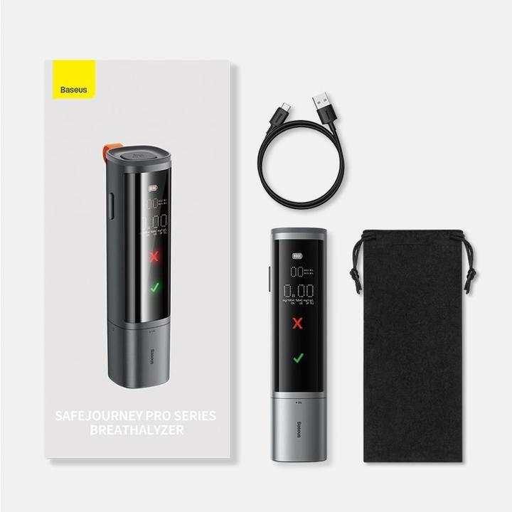 Actual product image Baseus Electronic Breathalyzer SafeJourney Pro (Grey)