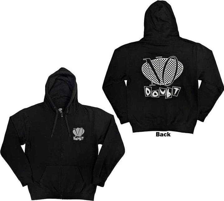 Immagine prodotto No Doubt Checker Logo (Zipper-Hoodie) (L)