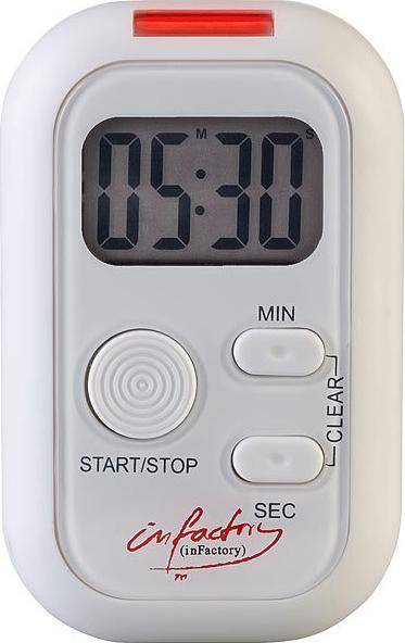 Produktbild Infactory Elektronischer Timer mit Ton-, Licht- und Vibrationsalarm