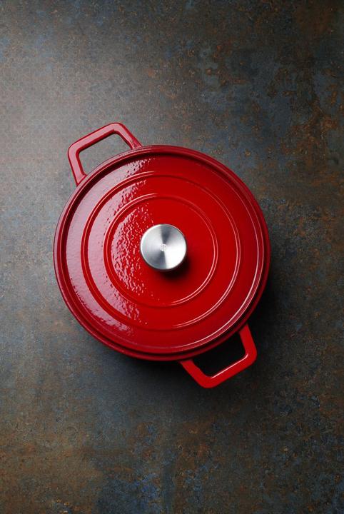 Image du produit Hendi Marmite en fonte émaillée (24.50 cm, Cocotte + faitout, Fonte, Émail)