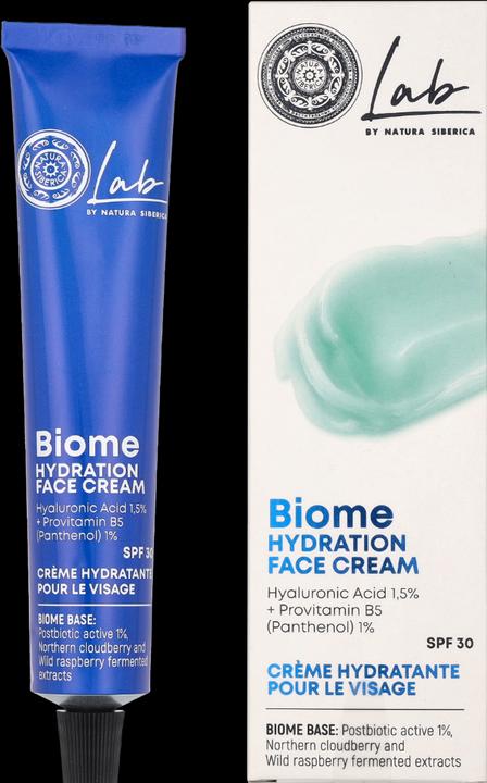 Actual product image Natura Siberica Biome Hydration Face Cream with SPF30 50ml (50 ml, Day cream, SPF 30)