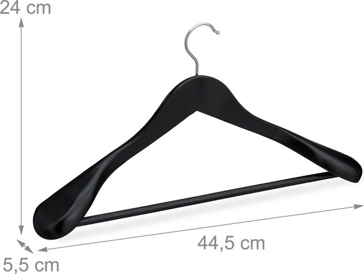 Actual product image Relaxdays 5x Suit-Hanger (5 x)