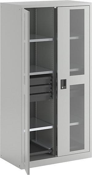 Produktbild Lista Sichtfensterschrank, HxBxT 1950 x 1000 x 580 mm (100 cm, 195 cm)