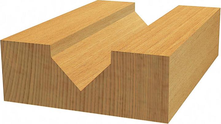 Produktbild Bosch Professional Zubehör V-Nutfräser, 8 mm, D1 16 mm, L 16 mm, G 45 mm, 90°