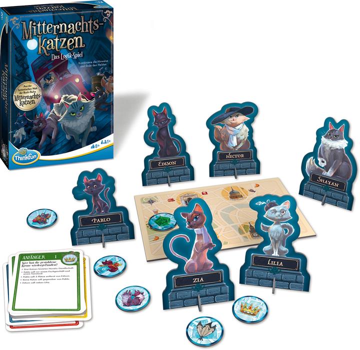 Produktbild Thinkfun Mitternachtskatzen Das Logik-Spiel (Deutsch)
