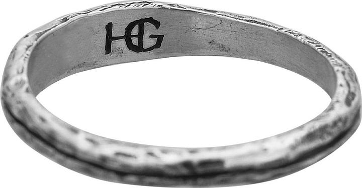 Immagine prodotto Haze & Glory Ring Bandring - Slider Oxid Finish 925 Silber (66, 925 Argento)