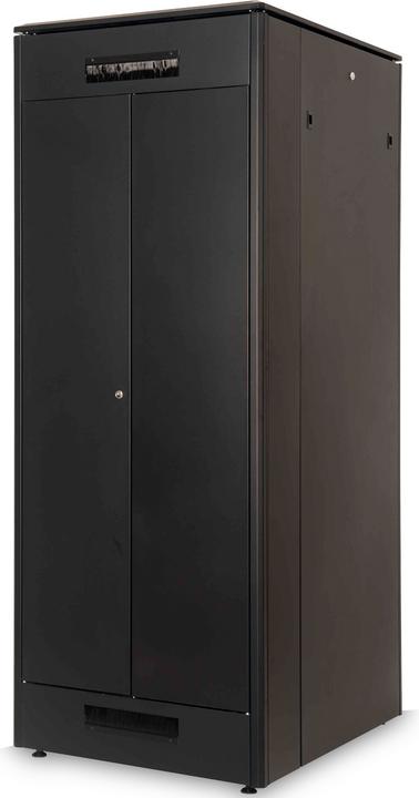 Actual product image Digitus Network cabinet 48.3cm 19inch 42U H2053mmxW800mmxD1000mm black with glass door incl. 28xmounting (42 RU, 19 inch rack)