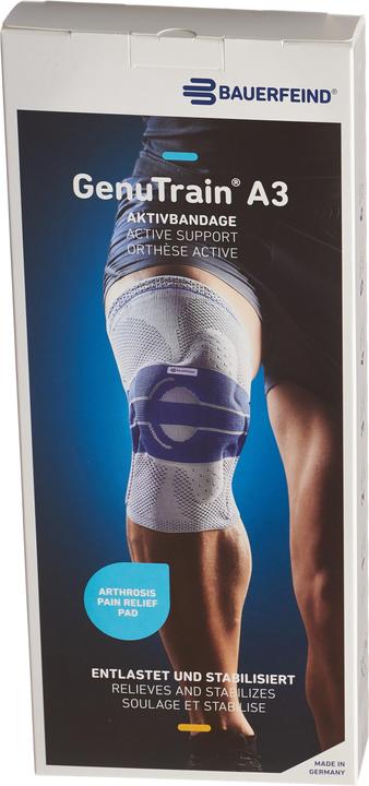 Produktbild GenuTrain A3 Aktivbandage Grösse 6 rechts titan (6)