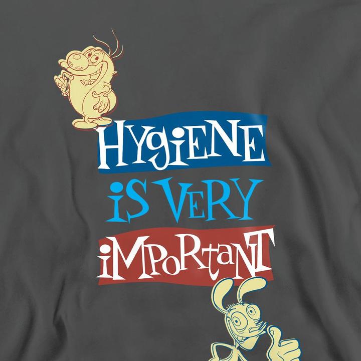 Immagine prodotto Ren & Stimpy Hygiene Is Very Important Felpa Adulto Unisex (XXL)