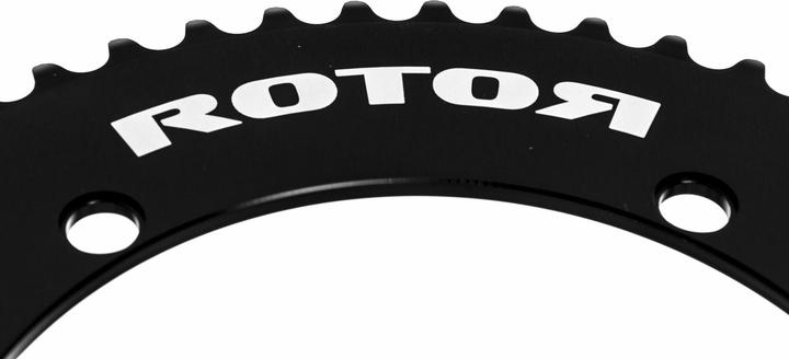 Actual product image Rotor Bike Components Track Round Chainring BCD 144x5 1/8" (53)