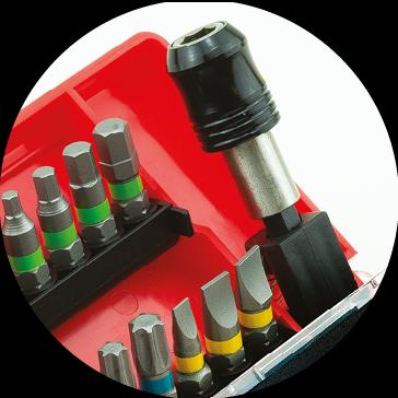 Produktbild Peddinghaus Bit Set 21-Teilig mit Farbring und Magnethalter