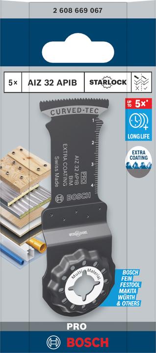 Produktbild Bosch Professional Zubehör PRO AIZ 32 APIB Blatt für Multifunktionswerkzeuge, 32 x 50 mm