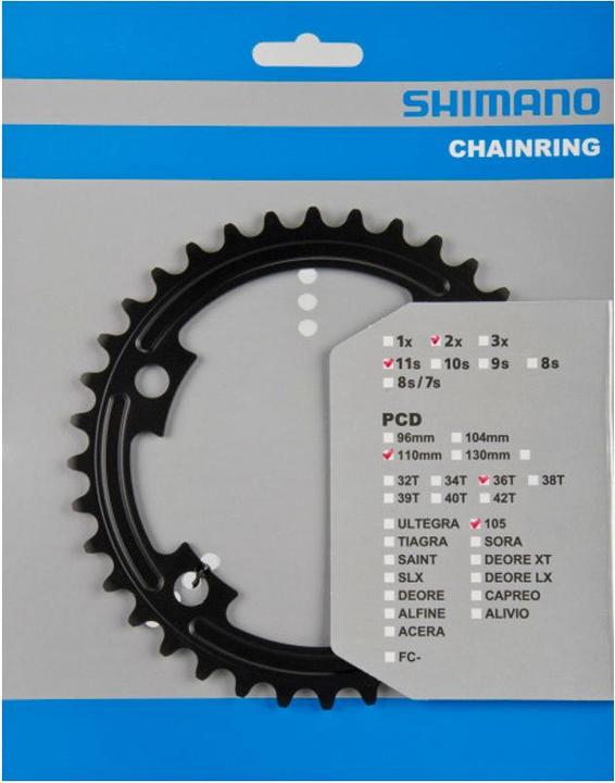 Produktbild Shimano 105 FC-5800 Kettenblatt MB 110 mm (52)