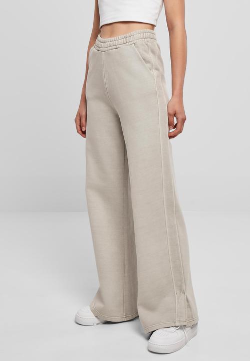 Immagine prodotto Urban Classics Pantaloni con spacco da donna in spugna pesante tinta in capo - 19389 (L)
