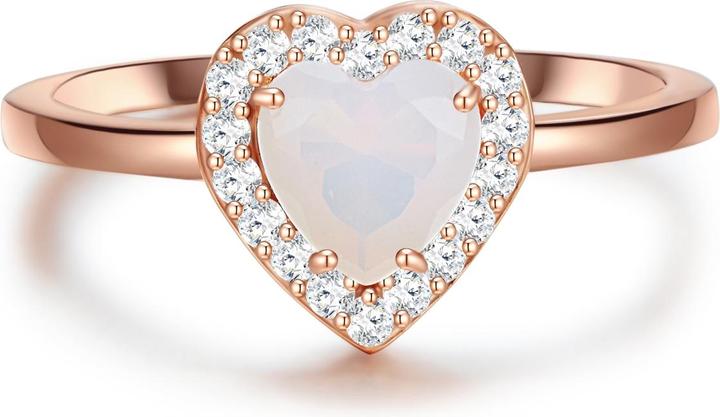 Immagine prodotto Glanzstücke München Donna Argento Sterling Pietra di Luna (sintetica) oro rosa - 29908 (48, 925 Argento)