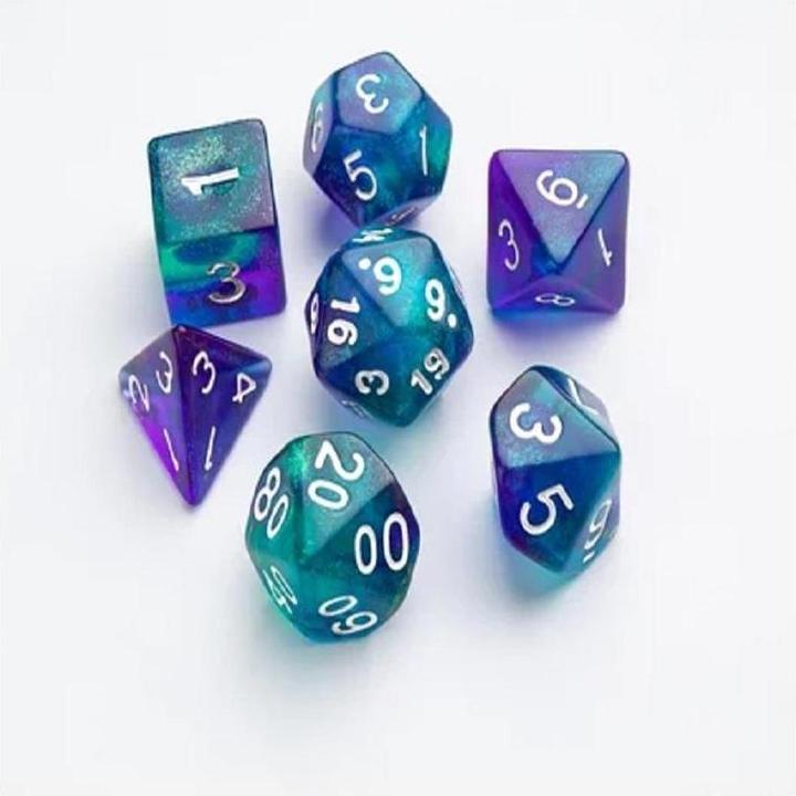 Produktbild Gamegenic Set de 7 Dés Jdr - Galaxy Series : Neptune