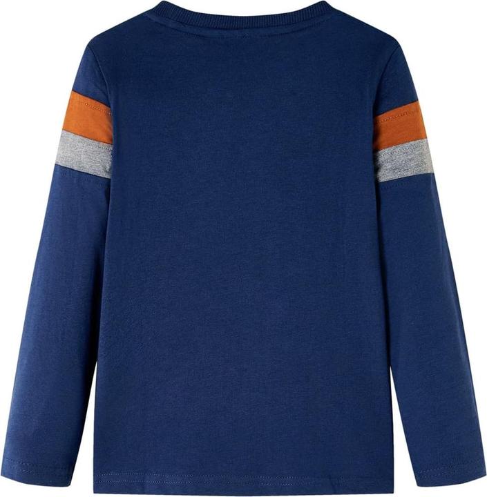 Immagine prodotto VidaXL Camicia da bambino a maniche lunghe blu navy 92,Materiale: 100 (92)