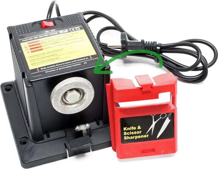 Produktbild Wiltec Schleifmaschine Schärfgerät 65W Messer Werkzeug schleifen schärfen