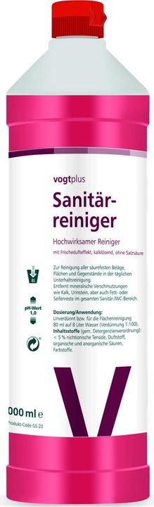 Image du produit vogtplus Nettoyant sanitaire, anticalcaire, sans acide chlorhydrique
