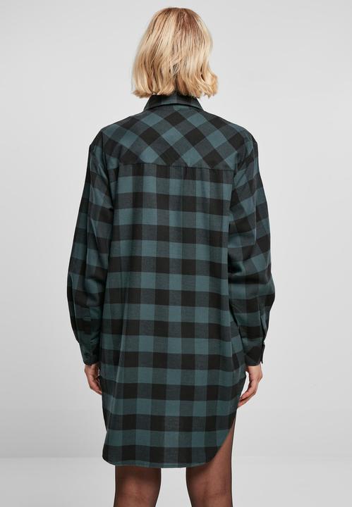 Produktbild Urban Classics Ladies Oversized Check Flannel Shirt Dress (XS)