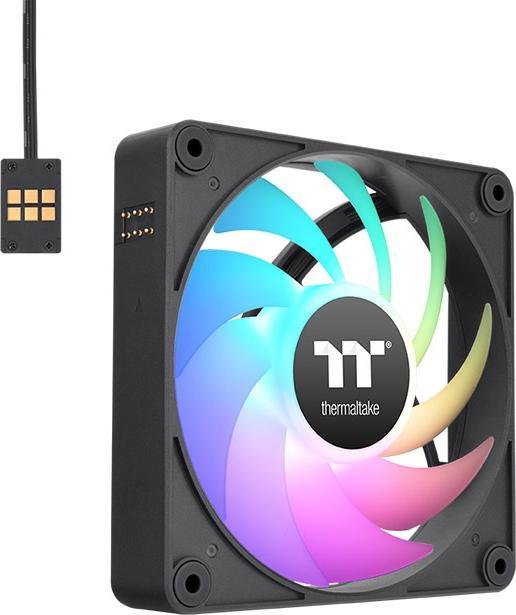 Image du produit Thermaltake Ventilateur De Refroidissement Pour PC Ct120 Ex Argb Sync 3 Fan Black Cl-F181-Pl12sw-A (120 mm, 3 x)